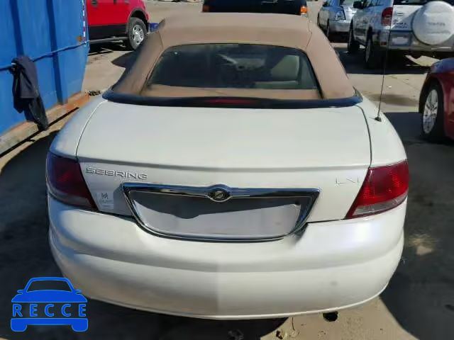 2002 CHRYSLER SEBRING LX 1C3EL55RX2N293367 зображення 9