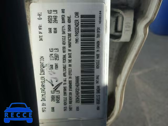 2001 DODGE INTREPID S 2B3HD46R31H690006 image 9