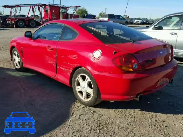 2003 HYUNDAI TIBURON KMHHM65D33U018958 image 2