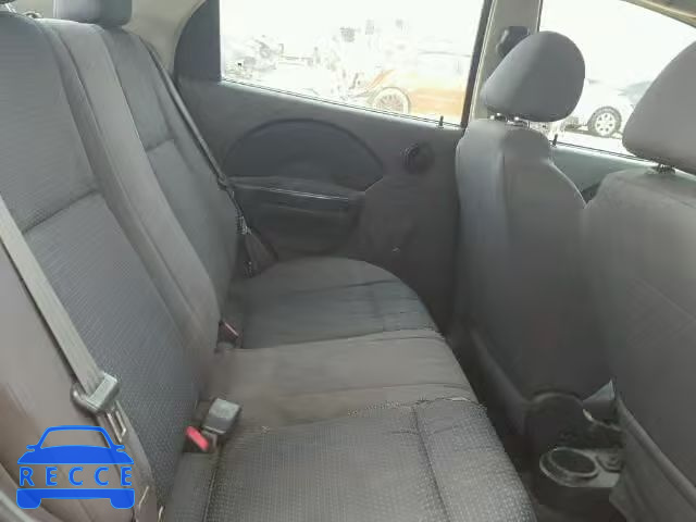 2006 CHEVROLET AVEO/LS KL1TD56616B665035 зображення 5