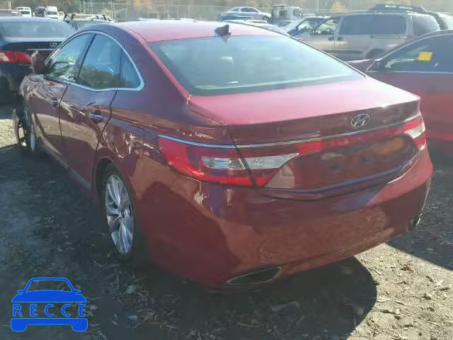 2013 HYUNDAI AZERA KMHFG4JG3DA227820 image 2