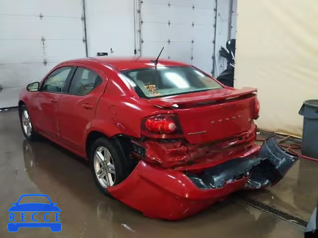 2013 DODGE AVENGER SX 1C3CDZCG9DN687541 зображення 2