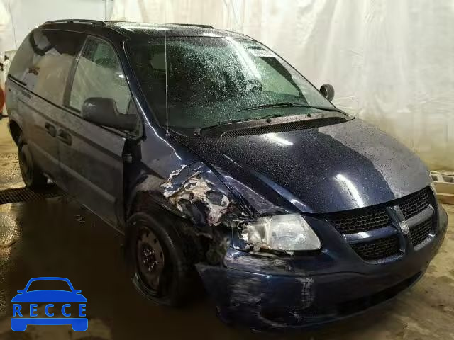 2006 DODGE CARAVAN SE 1D4GP25R16B648234 зображення 0