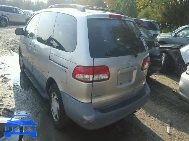 2001 TOYOTA SIENNA LE/ 4T3ZF13C61U351428 Bild 2