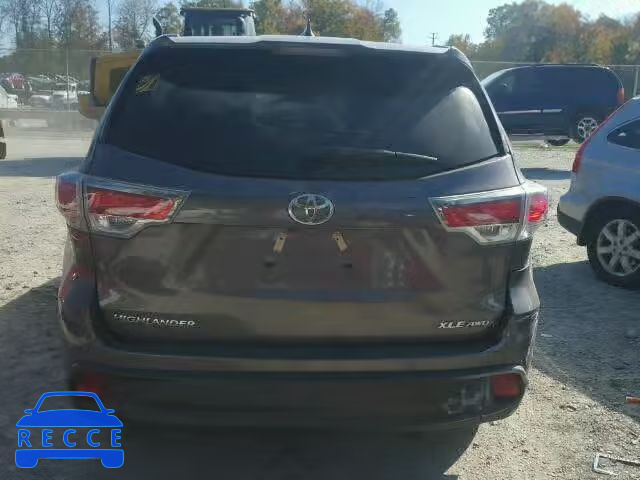 2016 TOYOTA HIGHLANDER 5TDJKRFH8GS242350 image 9