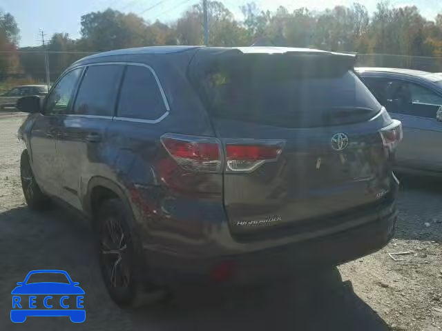 2016 TOYOTA HIGHLANDER 5TDJKRFH8GS242350 зображення 2