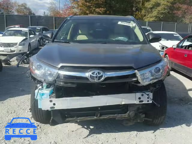 2016 TOYOTA HIGHLANDER 5TDJKRFH8GS242350 image 8