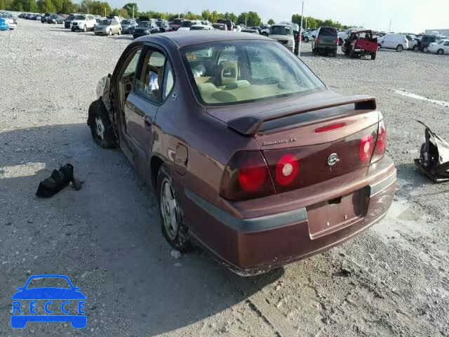 2000 CHEVROLET IMPALA LS 2G1WH55KXY9247773 image 2