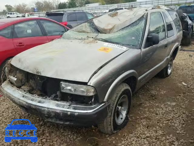 2001 CHEVROLET BLAZER 1GNCS18W41K145190 image 1