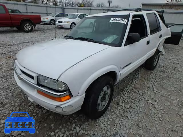 2002 CHEVROLET BLAZER 1GNDT13W22K217708 image 1