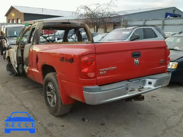 2005 DODGE DAKOTA SLT 1D7HW42N95S236083 image 2