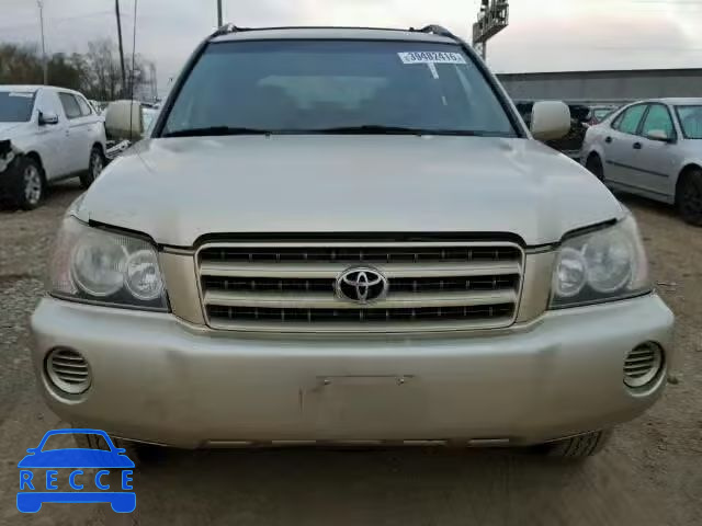 2002 TOYOTA HIGHLANDER JTEHF21A820056089 зображення 9