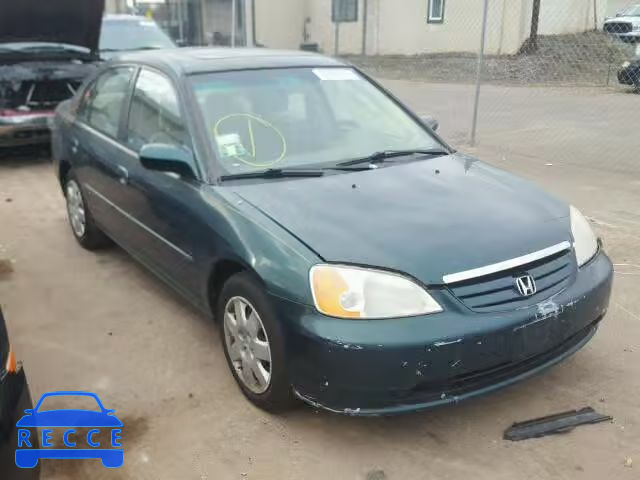 2001 HONDA CIVIC EX 1HGES26701L001621 image 0