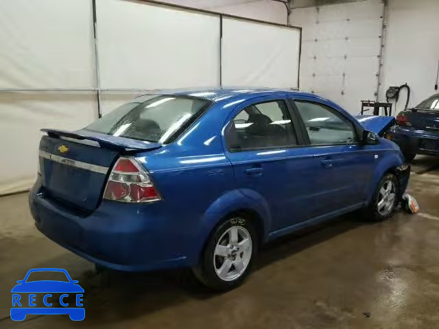 2007 CHEVROLET AVEO LT KL1TG56607B057029 зображення 3