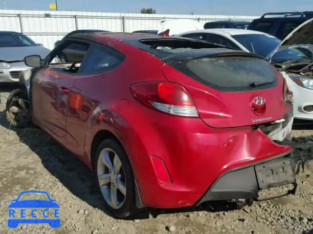 2013 HYUNDAI VELOSTER KMHTC6ADXDU132783 image 2