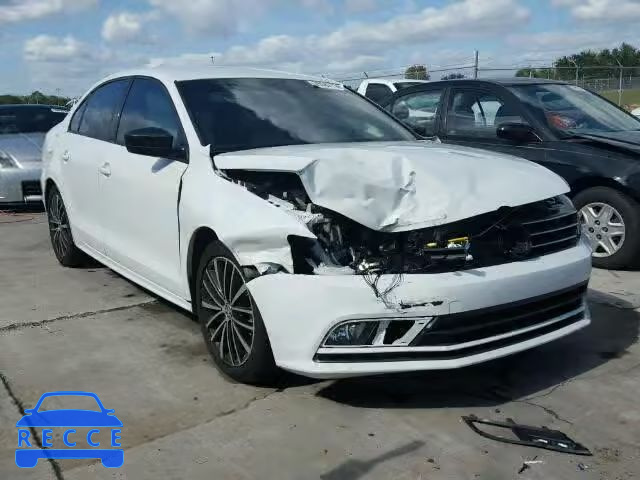 2016 VOLKSWAGEN JETTA SPOR 3VWB17AJ3GM307611 зображення 0