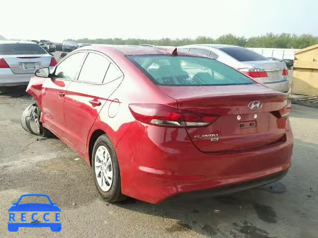 2017 HYUNDAI ELANTRA SE 5NPD74LF2HH095177 зображення 2