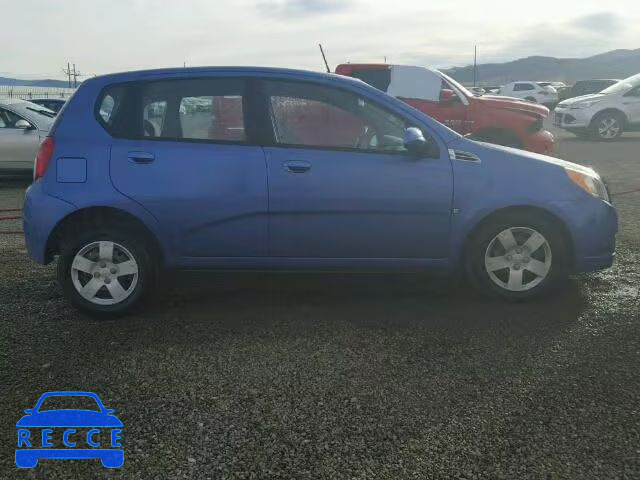 2009 CHEVROLET AVEO LS/LT KL1TD66E99B336214 зображення 9