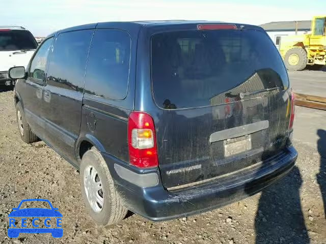 2002 CHEVROLET VENTURE 1GNDU03E22D305239 Bild 2