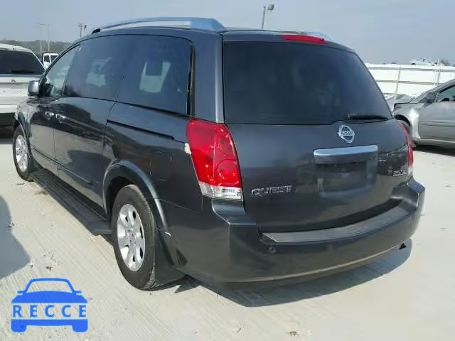 2009 NISSAN QUEST S/SE 5N1BV28U99N105127 image 2