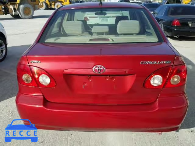 2005 TOYOTA COROLLA CE 1NXBR32E15Z407068 image 9