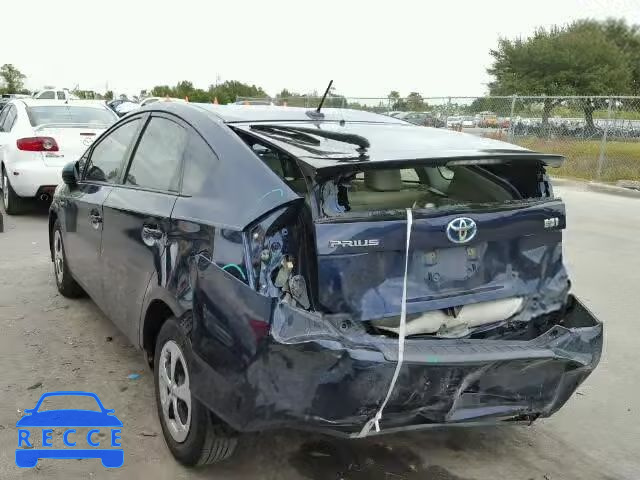 2013 TOYOTA PRIUS JTDKN3DU5D1634932 Bild 2