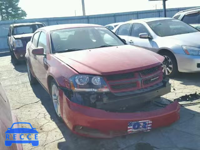 2013 DODGE AVENGER SX 1C3CDZCG2DN596756 зображення 0