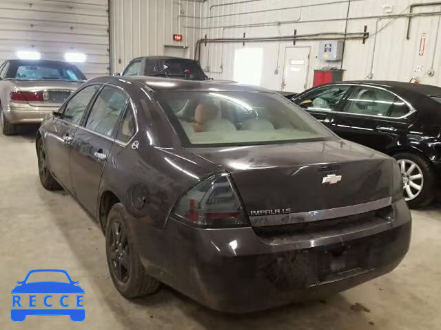 2008 CHEVROLET IMPALA LS 2G1WB58K689229543 image 2