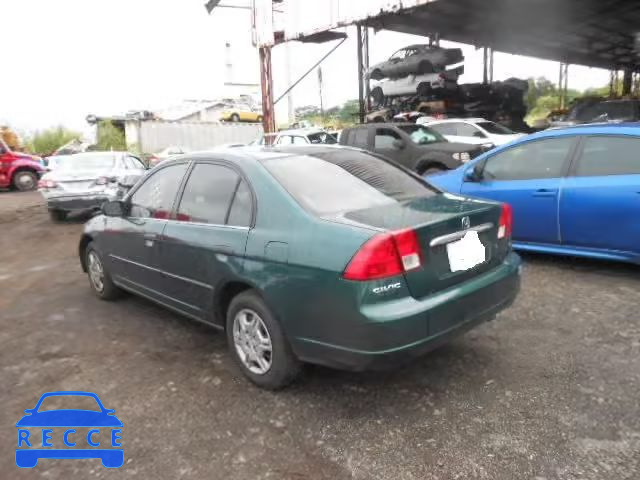 2001 HONDA CIVIC LX 2HGES16551H540239 image 2
