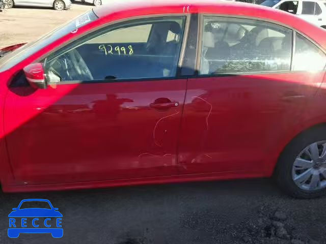 2012 VOLKSWAGEN JETTA SE 3VWDP7AJ2CM372550 image 9