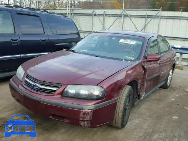 2002 CHEVROLET IMPALA 2G1WF52EX29295866 зображення 1