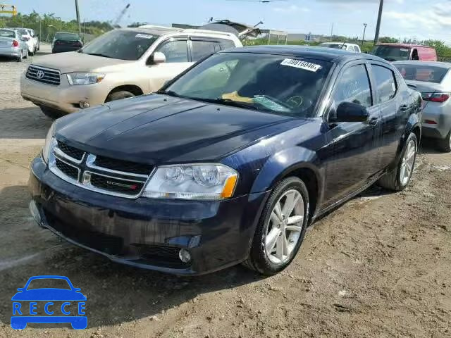 2012 DODGE AVENGER SX 1C3CDZEG9CN315256 Bild 1