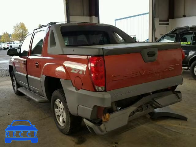 2002 CHEVROLET AVALANCHE 3GNEK13T12G200869 image 2