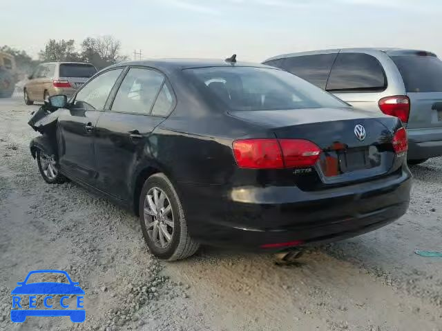 2012 VOLKSWAGEN JETTA SE 3VWDP7AJ0CM470475 image 2