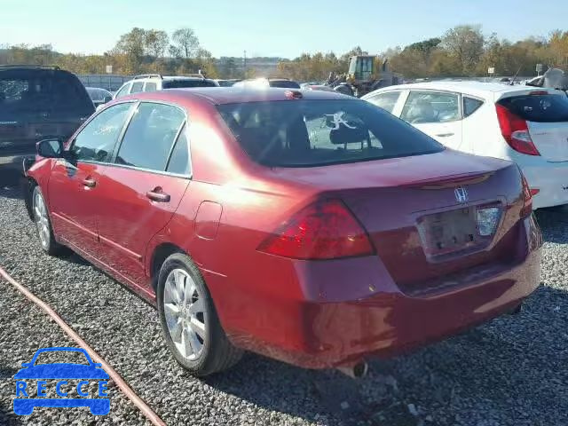 2007 HONDA ACCORD EX 1HGCM665X7A015229 image 2