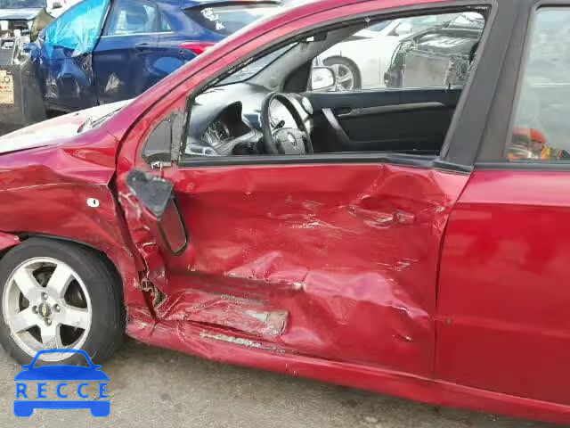 2007 CHEVROLET AVEO LT KL1TG56677B150792 image 9