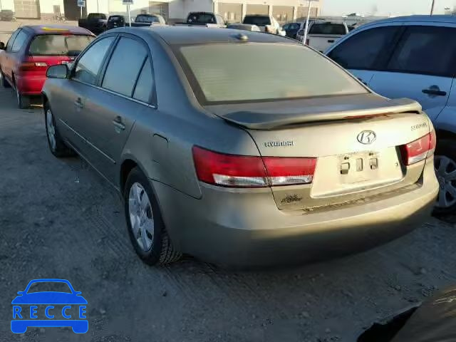 2008 HYUNDAI SONATA 5NPET46C58H394020 image 2