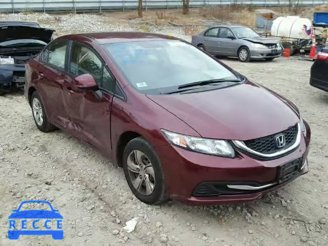 2013 HONDA CIVIC LX 2HGFB2F50DH535948 зображення 0