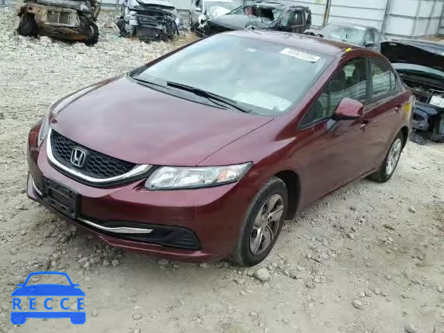 2013 HONDA CIVIC LX 2HGFB2F50DH535948 зображення 1