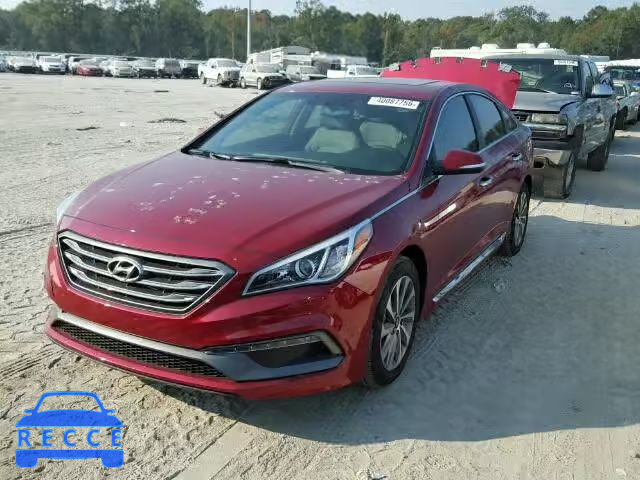 2016 HYUNDAI SONATA SPO 5NPE34AF3GH424938 image 1