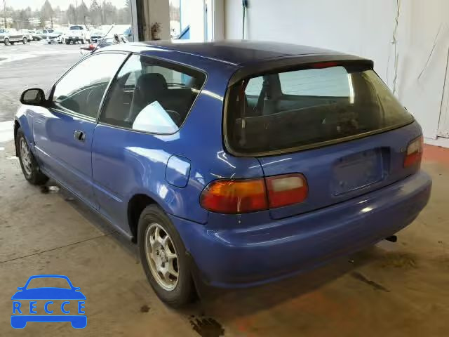 1993 HONDA CIVIC VX 2HGEH2373PH539478 зображення 2