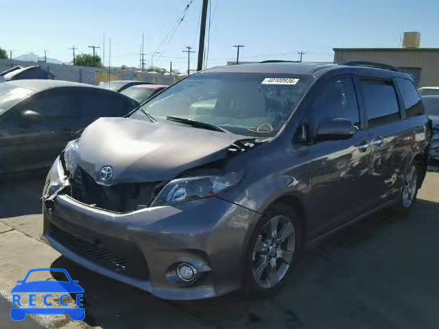 2014 TOYOTA SIENNA SPORT 5TDXK3DC6ES500828 зображення 1