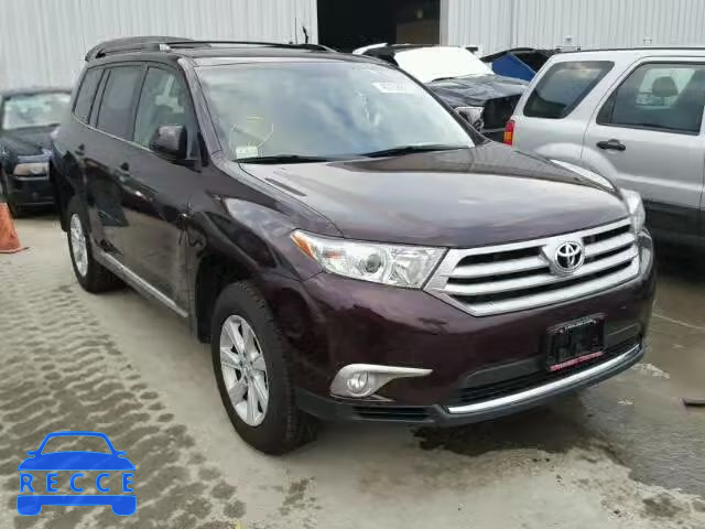 2013 TOYOTA HIGHLANDER 5TDBK3EH4DS195607 image 0