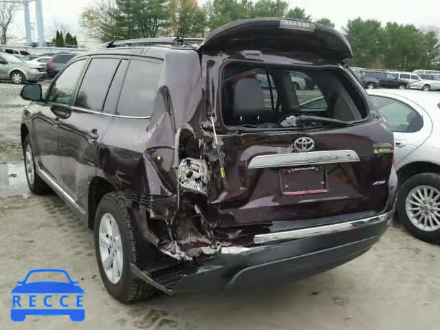 2013 TOYOTA HIGHLANDER 5TDBK3EH4DS195607 image 2