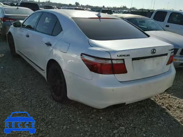 2007 LEXUS LS 460L JTHGL46F375003124 зображення 2