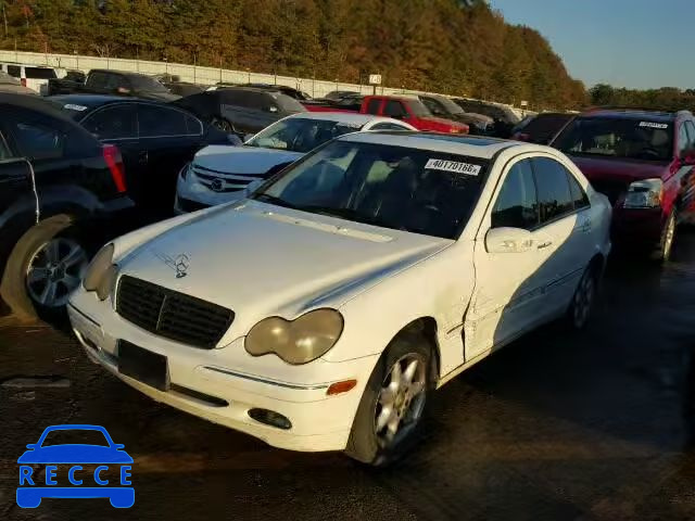 2002 MERCEDES-BENZ C240 WDBRF61J82F220890 зображення 1