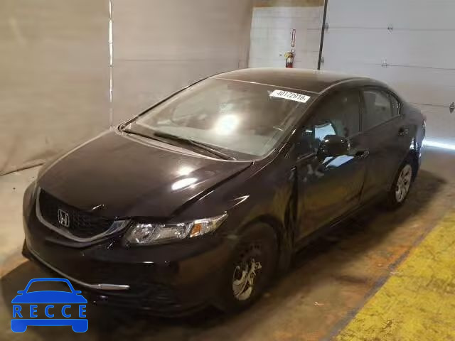 2013 HONDA CIVIC LX 19XFB2F55DE096983 зображення 1