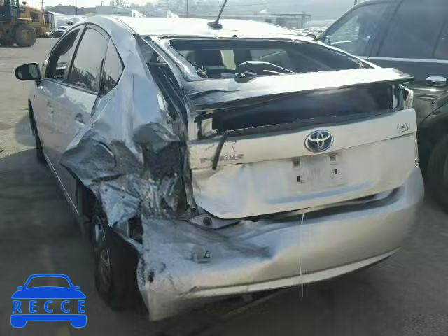 2010 TOYOTA PRIUS JTDKN3DU5A0166833 зображення 2