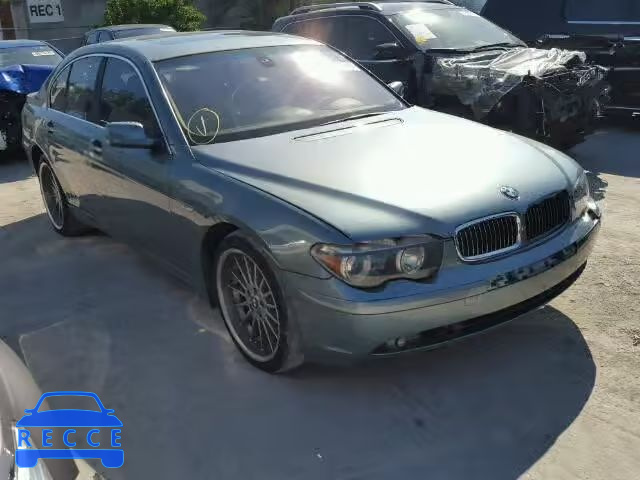 2004 BMW 745I WBAGL63474DP69212 зображення 0