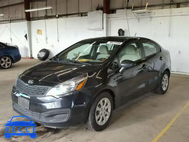 2013 KIA RIO LX KNADM4A38D6206205 зображення 1